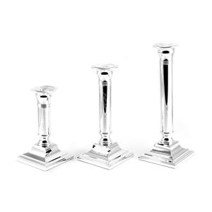 1 candlestick candle holder 3 sizes 15 19 23 cm silver plated candelabra gifts gift idea children candle light romantic noble