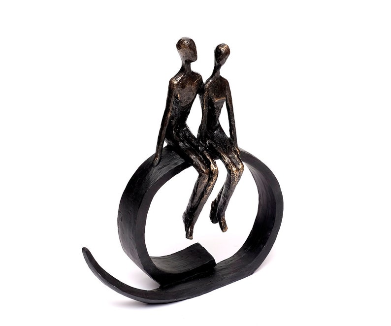 Design sculpture couple couple decoration figure in artificial image 4