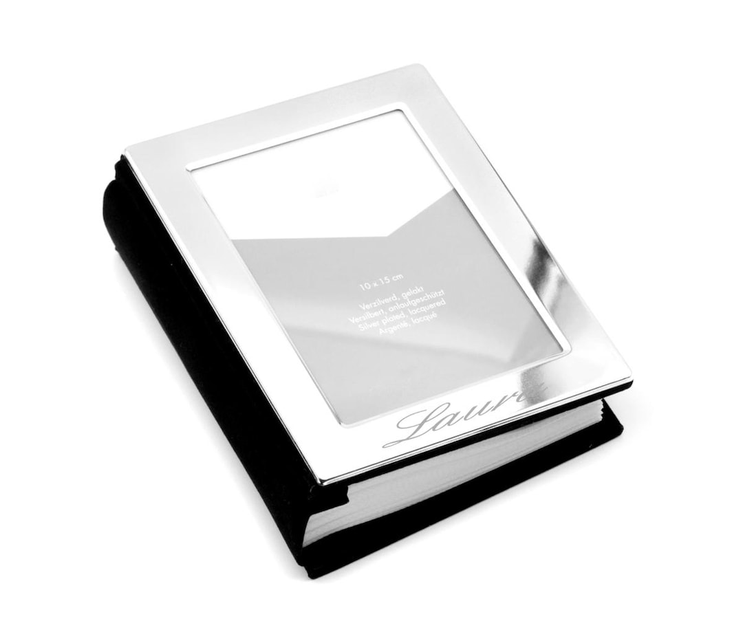 Silver-plated Photo Album, Picture Frame 10x15, Photo Slip-in Album for ...