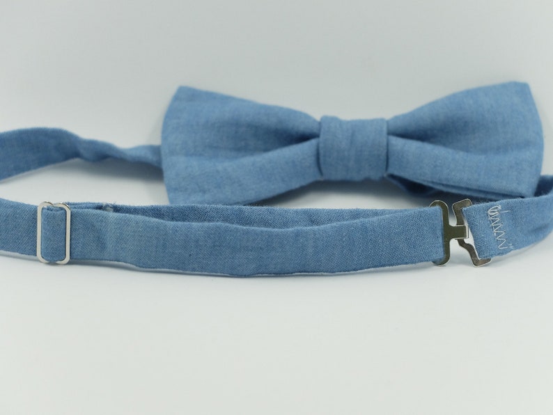 Bow tie for men indigo blue