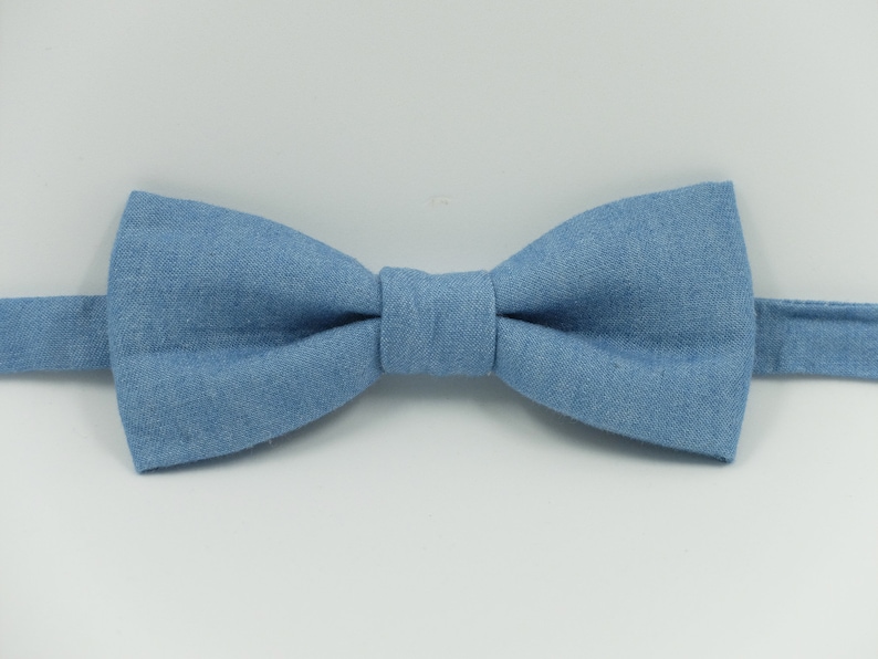 Bow tie for men indigo blue