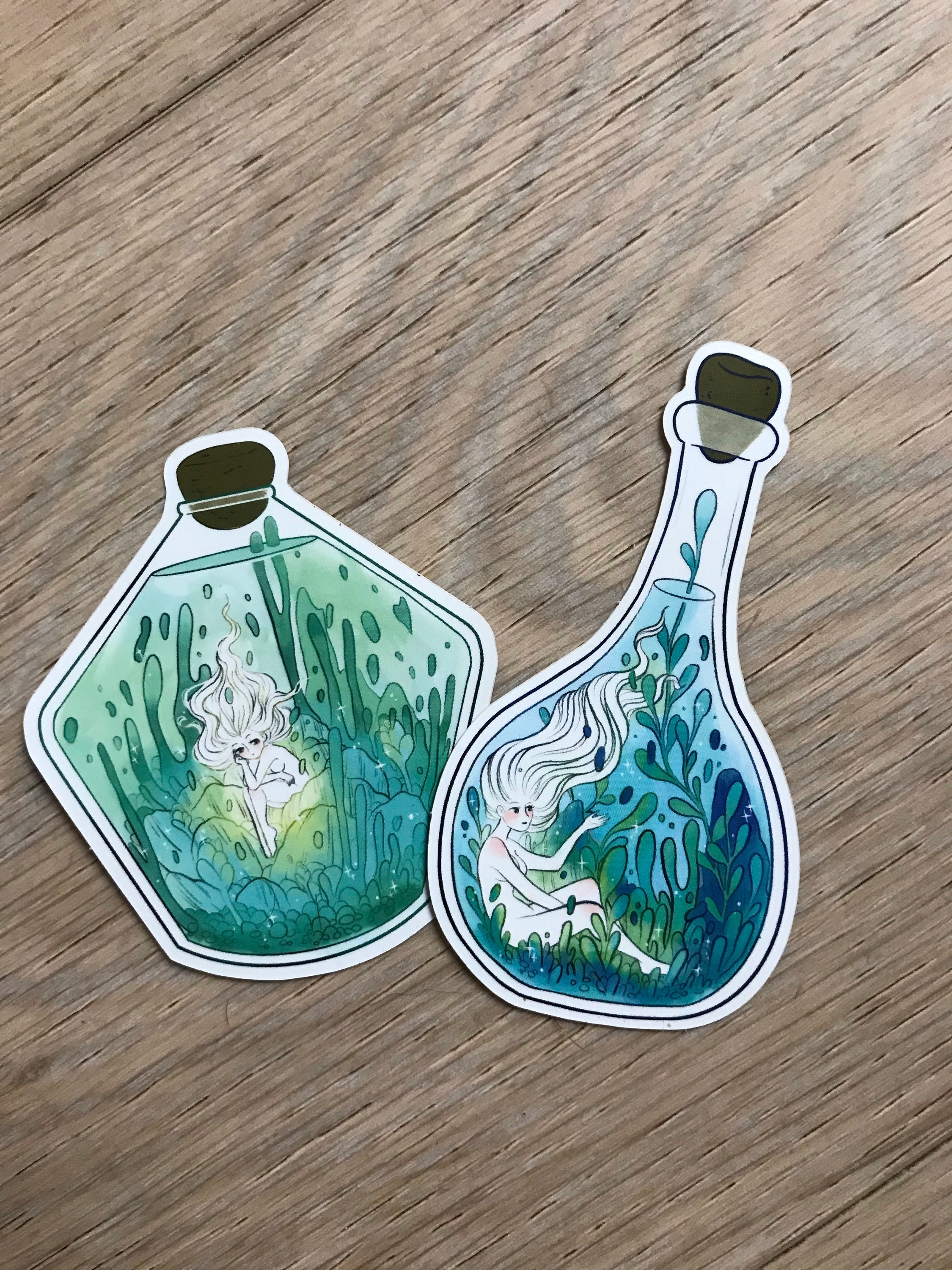 bottle girls stickers