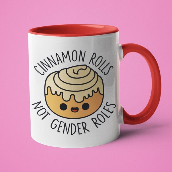 LGBT Mug, Equal Rights, LGBTQ Pride Gift, Cinnamon Rolls not Gender Rolls