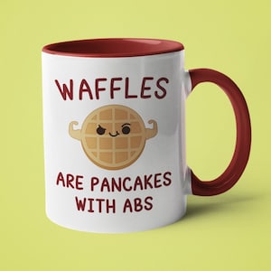 Wafel mok, Wafels zijn pannenkoeken