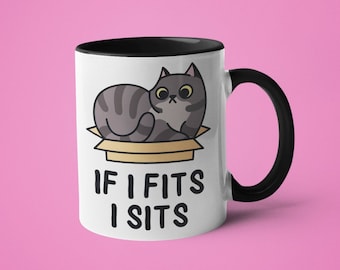 Rolig kattmugg, kattälskare, om jag får plats sitter jag