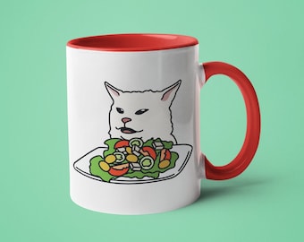 Cat Hates Mugs Womens Vest
