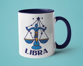 Zodiac Mug, Libra Gift, Horoscope Mug, Zodiac Gift, Libra