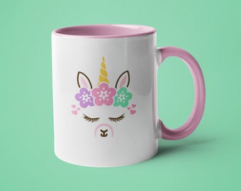 Llamacorn Mug; Cute Mugs for Girls; Llamacorn Gift; Llama Mug; Unicorn Mug; Mugs for Mom; Gifts for Coworkers