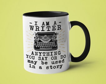 Tazza divertente con la scritta "Sono uno scrittore" - Regalo