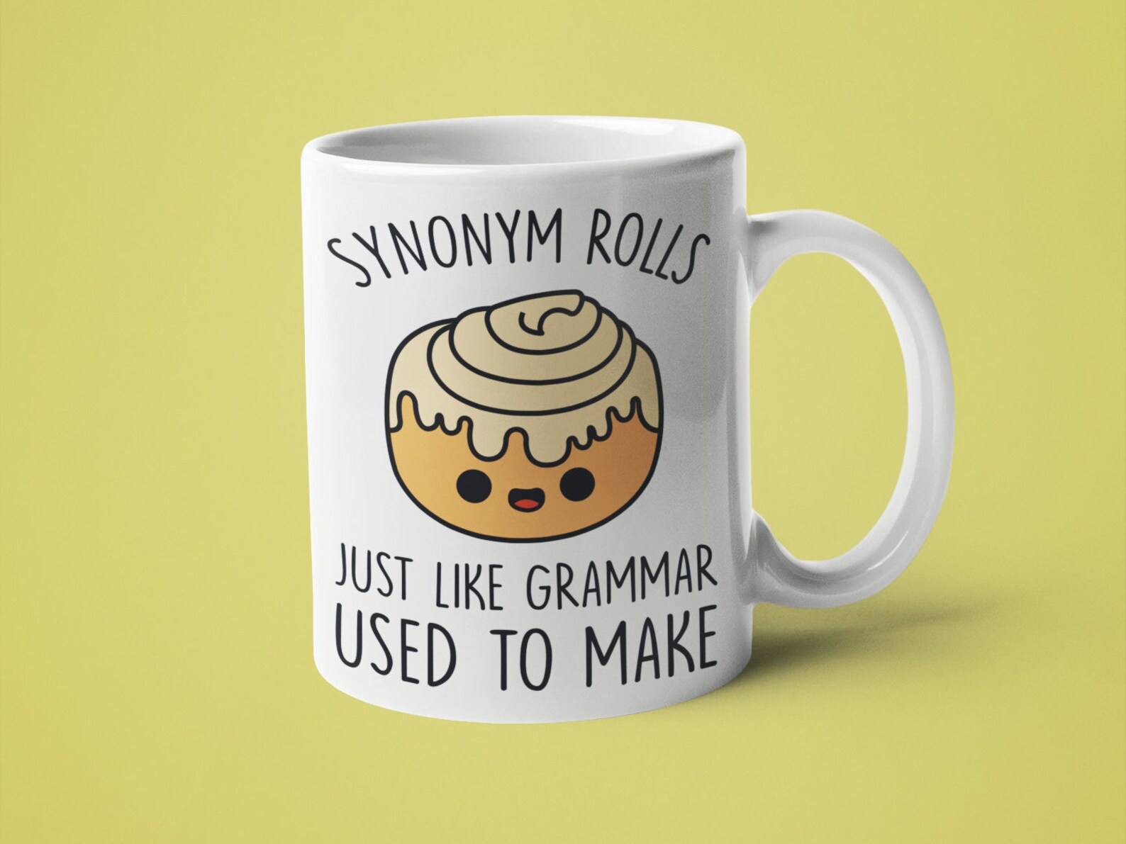 Grammar Mug English Teacher Gift Grammar Police Synonym Etsy