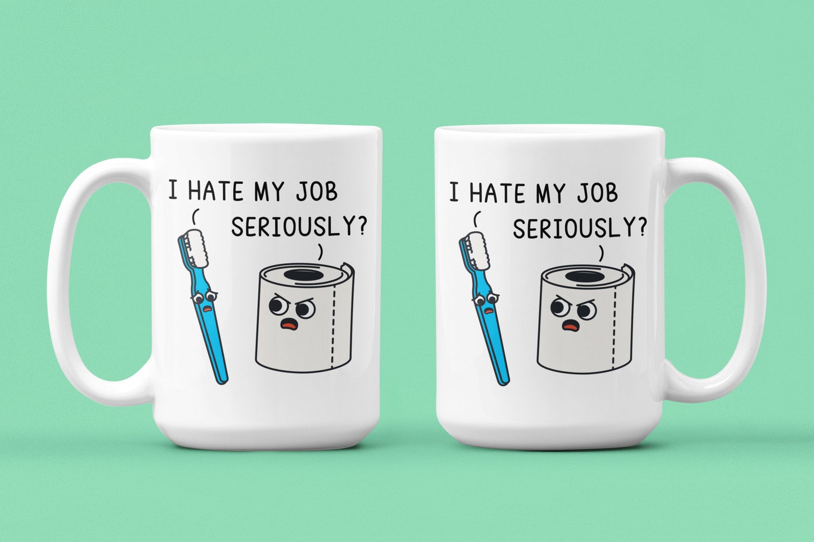 Funny Mug Joke Mug Gift for Boss Mug for Coworker I Hate Etsy