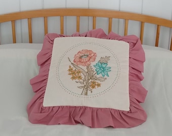 Pillow Case with Ruffles