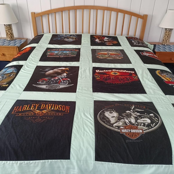 Harley Davidson Blanket Etsy