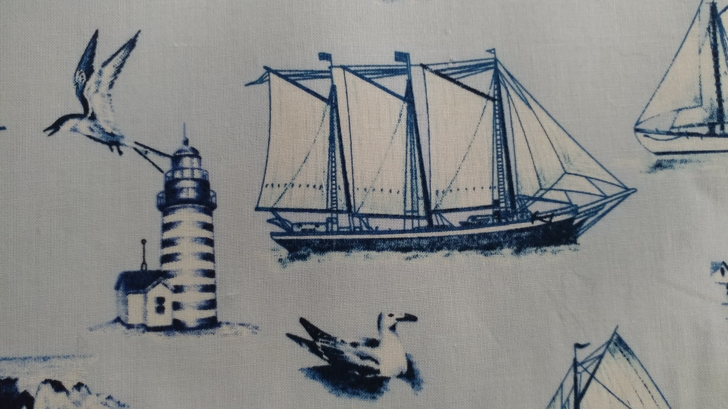 Sail Ships and Lighthouse Placemats with Napkins Etsy.de