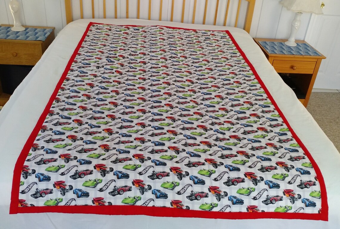 Hot Wheels Quilt Etsy