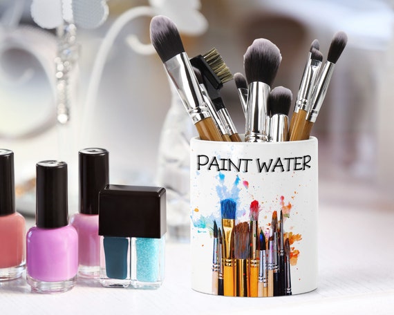 Paint Water Clean Water, Paint Brush Holder, Artist Tool Cup, Paintbrush  Mug, Watercolor Birthday for Mom, Artist Painter Crafter Gift Idea 