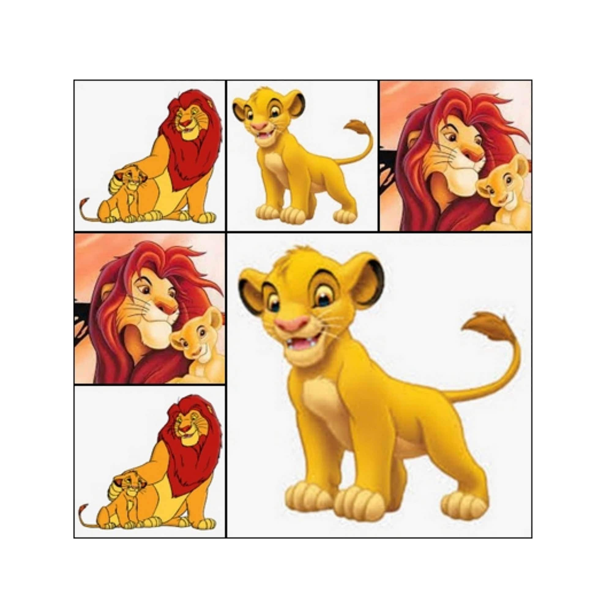 Affiche Roi Lion Impression Lion King décoration murale Roi Lion  illustration Nursery art V686