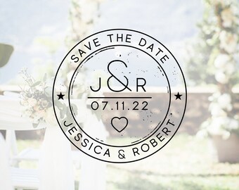 Wedding logo instant download. Save the date logo. Wedding monogram. Wedding round circle logo. Wedding logo template. Logo with date