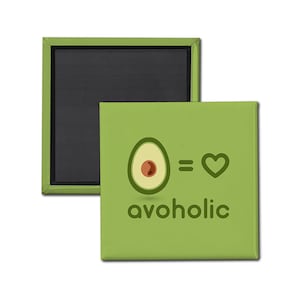 Avocado Magnet. Avocado fridge Magnet. Avocado Lover. Avoholic. Avocado Art. Funny avocado magnet. Avocado addict. Avocado gift.