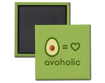Avocado Magnet. Avocado fridge Magnet. Avocado Lover. Avoholic. Avocado Art. Funny avocado magnet. Avocado addict. Avocado gift.
