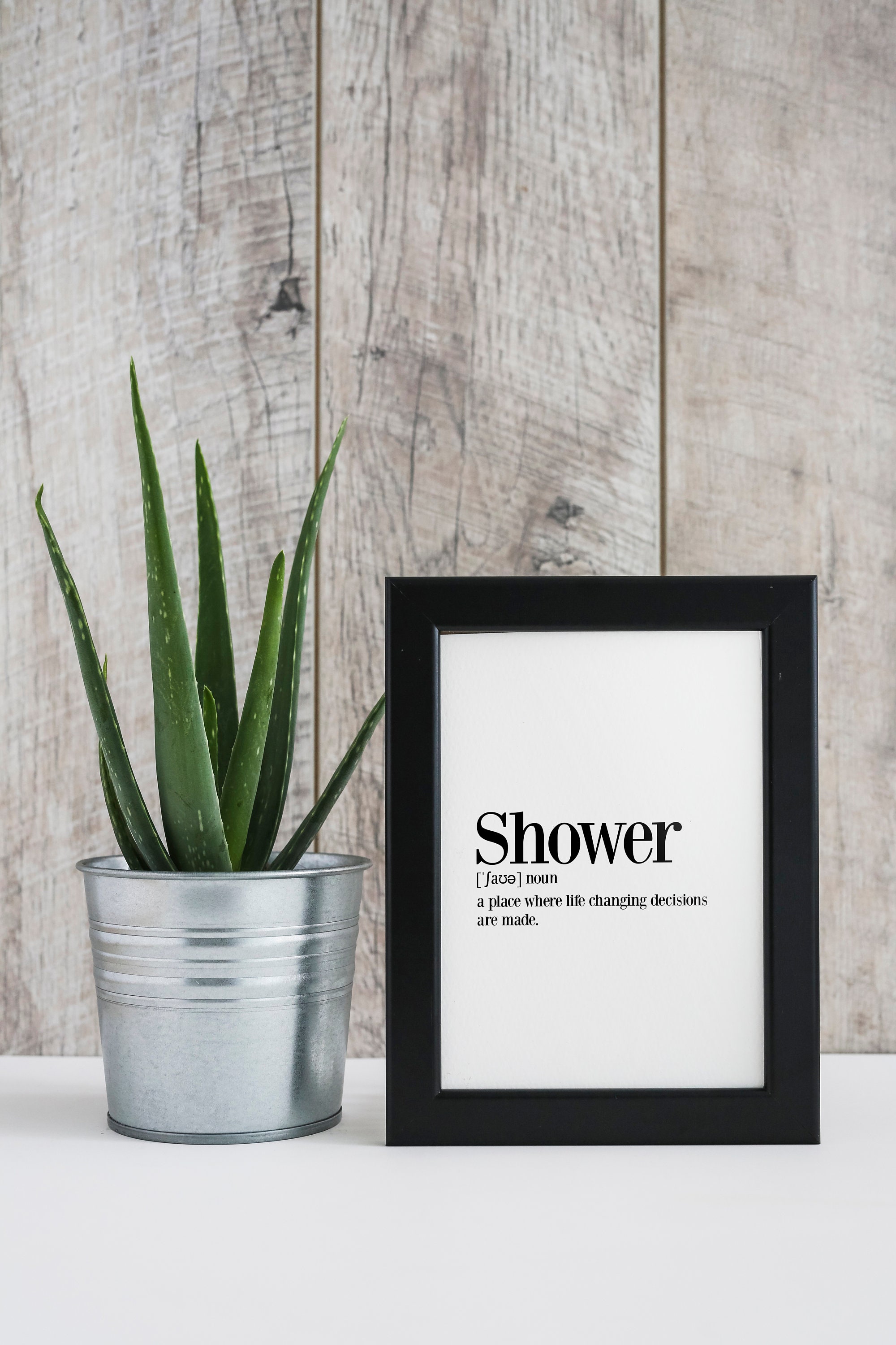 Bathroom Shower Definition Printable Print Bathroom Wall Art Etsy