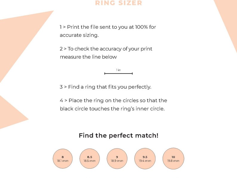 printable big sizes ring sizer digital download pdf etsy