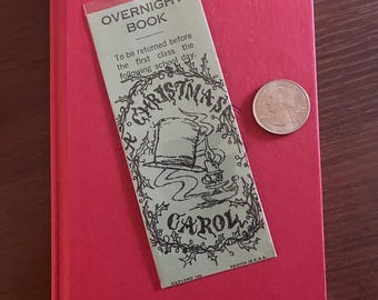 Marcador literário "Um Conto de Natal"