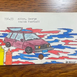 Pinto Ron Buffalo Bills Akwarela Ilustracja Karta Katalog Sztuka