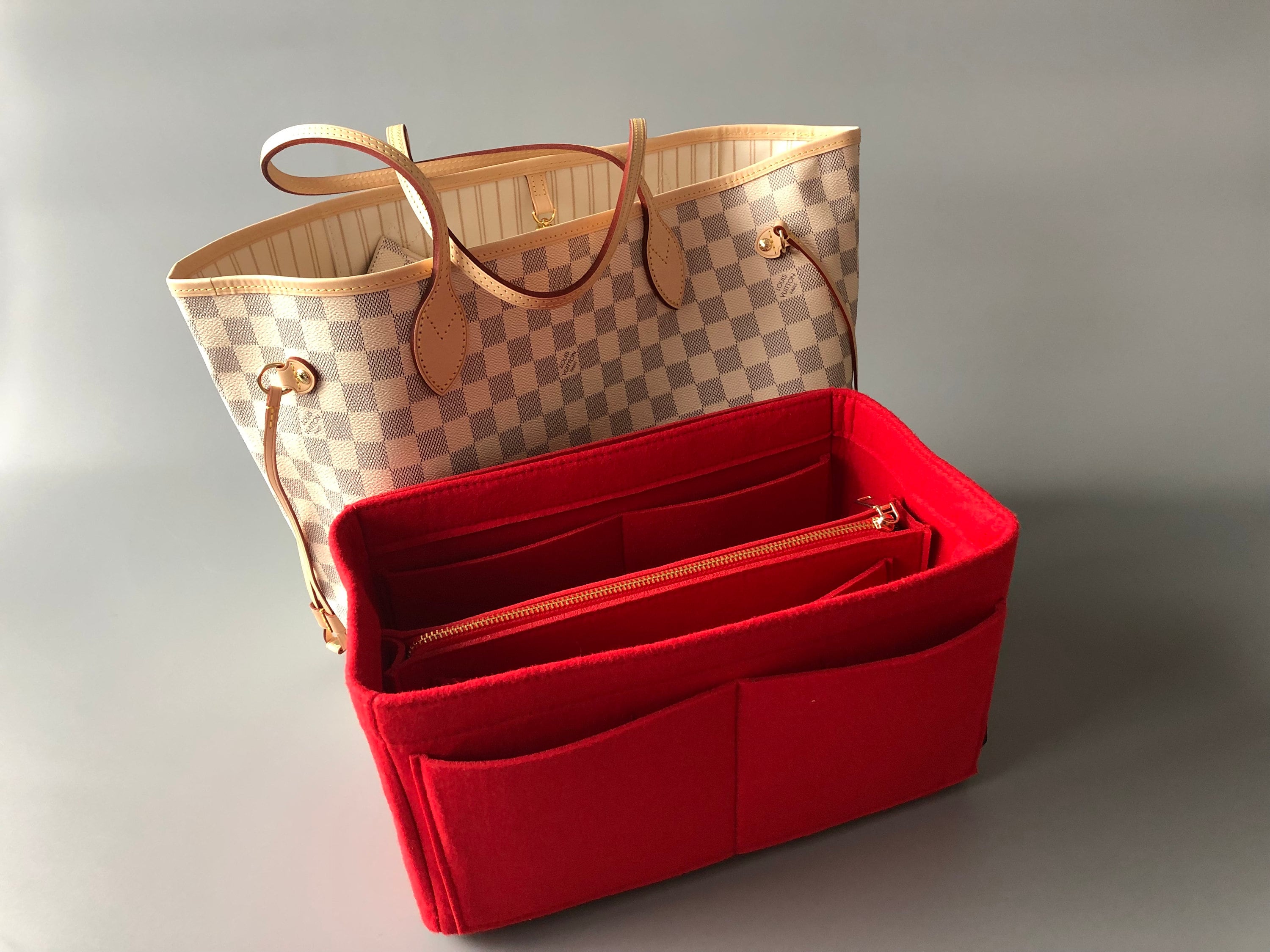 Filz Einsatz Taschen Organizer für mcm anya liz visetos Tote Kosmetik  tasche Handtasche Shaper Shopper Tasche Make-up Reise innere Geldbörse