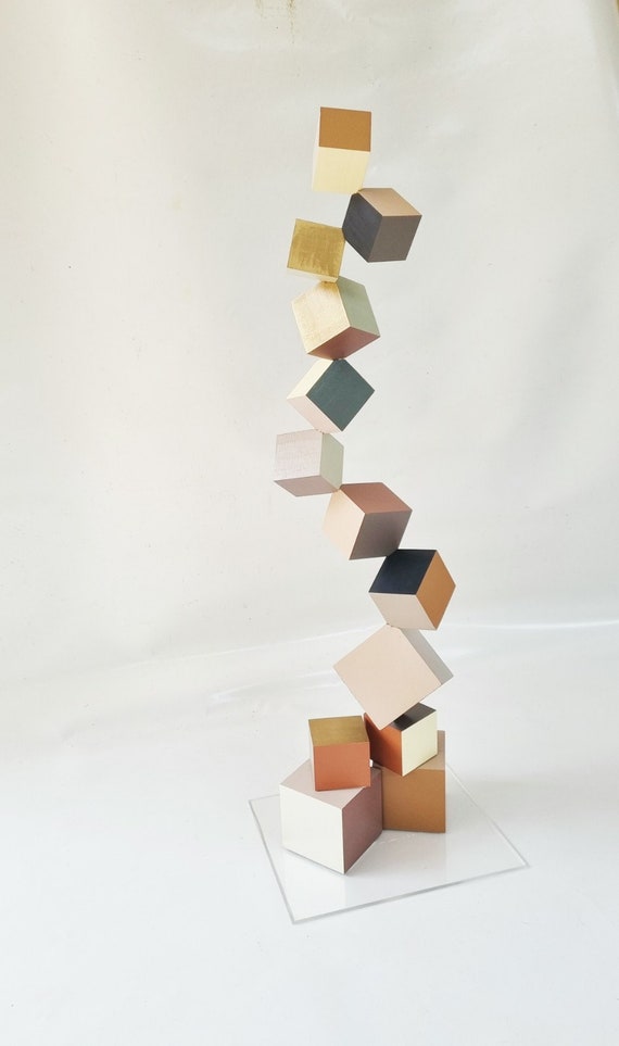 ビンテージ デンマーク Wood Sculpture Abstract Art 全国割引