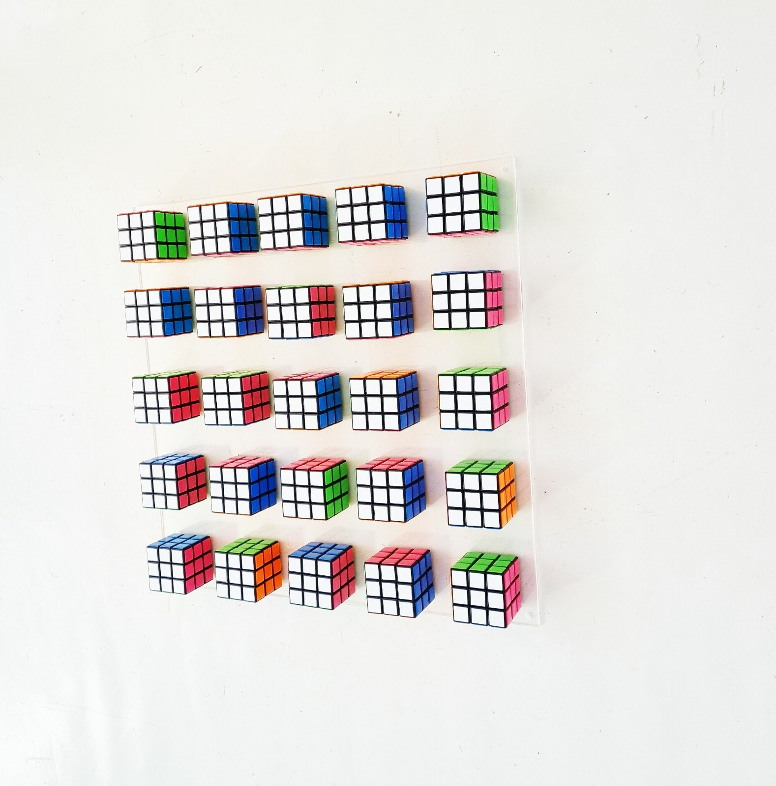 Unique Rubiks Cube Wall Art. Magic Cube Puzzle Wall Piece.modern 3d  Sculpture. Retro Vintage Toy Rubik. This Piece is INTERACTIVE© -  Sweden