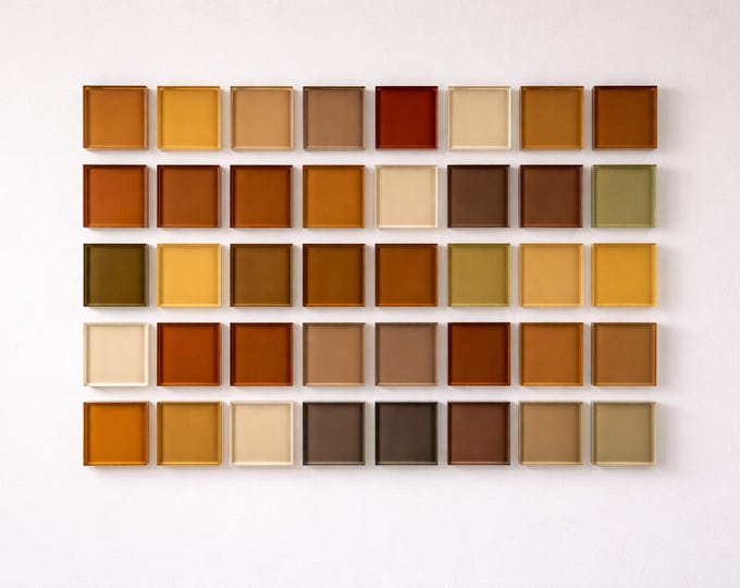 3D Geometric Wall Art – Japandi Neutral Acrylic Blocks – Modern Earth Tone Decor – large Hand Painted cubes.