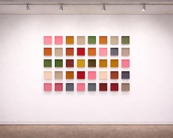 Hand-Painted 3D Acrylic Cube Wall Art – Modern Neutral Sculpture