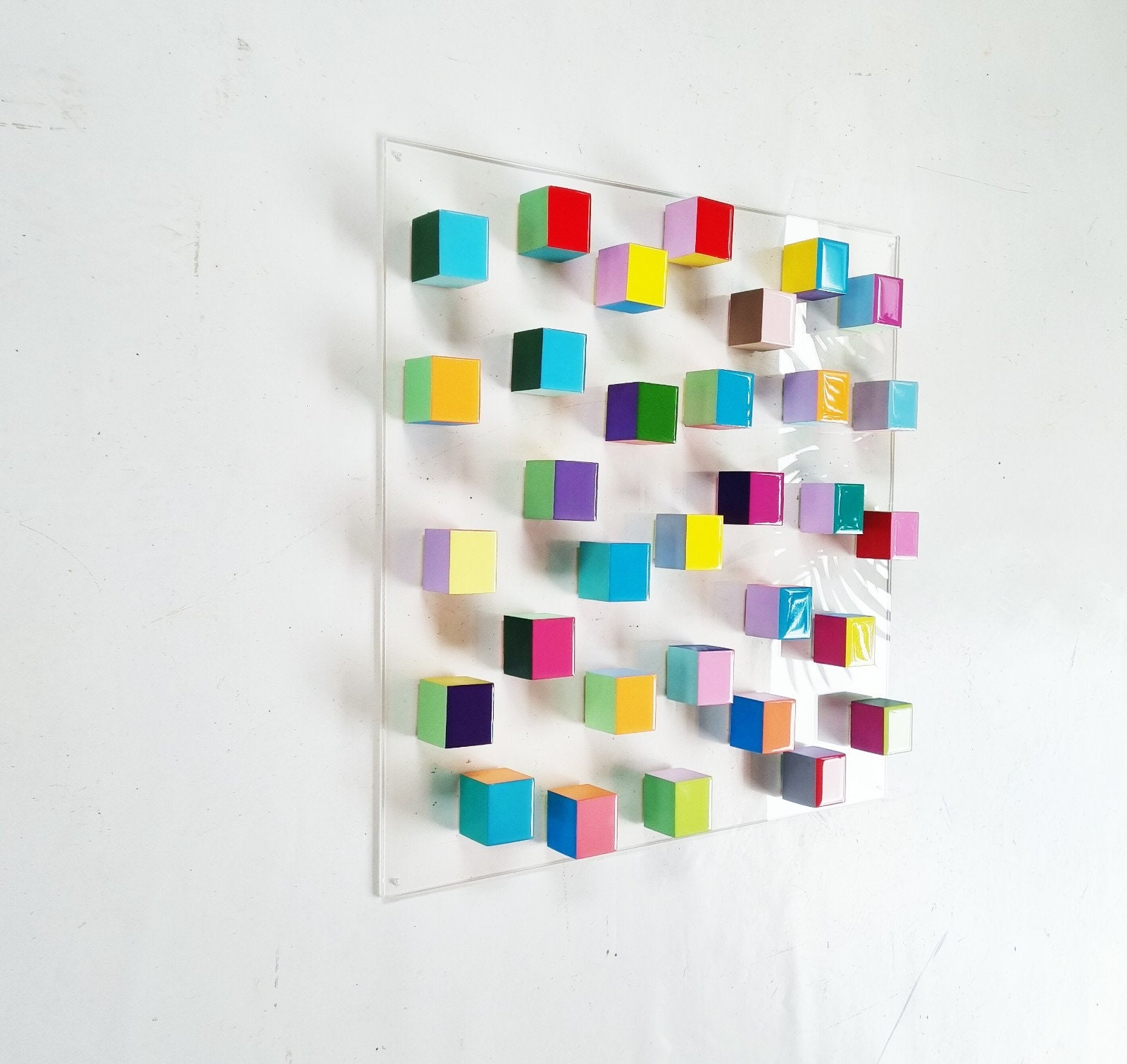 Cube plexiglas 600 x 600 x 600 mm cubes plexiglas : Promociel