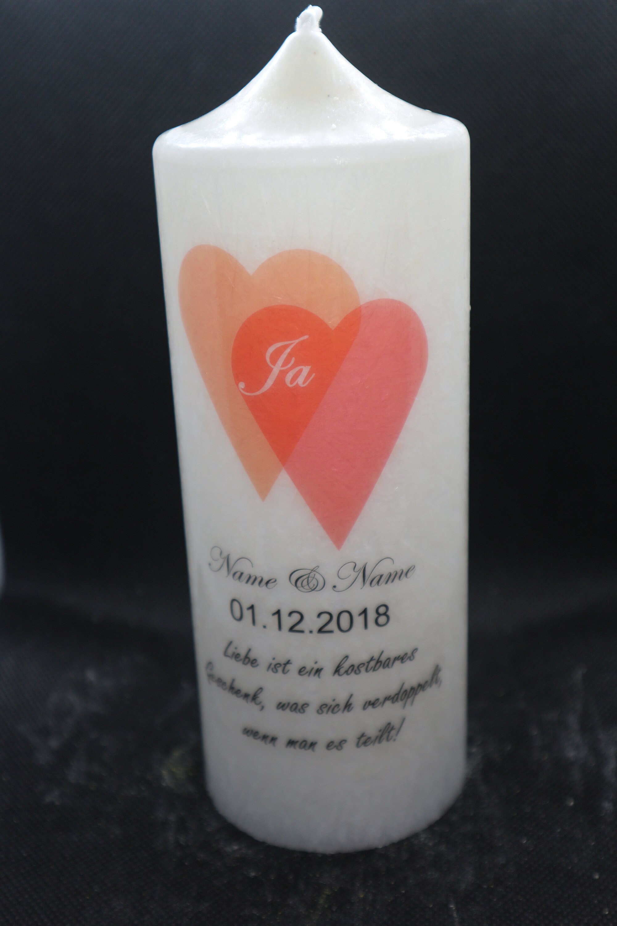 Candle Wedding Gift Wedding Candle Etsy UK