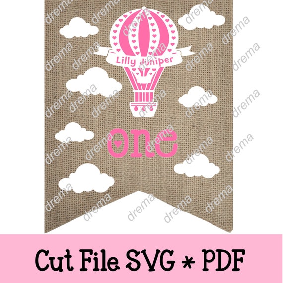 Download First Birthday One Banner For High Chair Banner Svg Cut File Etsy