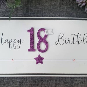 Handgemachte Geldtasche zum 18