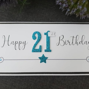 Handgemachte Geldbörse 21. Geburtstag