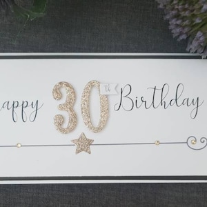 Handgemachte Geldbörse zum 30. Geburtstag