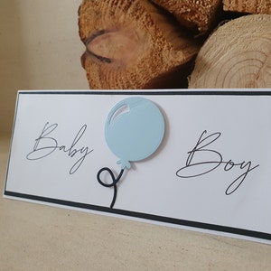 Handgemaakte babyjongen/nieuwe baby/babyshower/gefeliciteerd/geldportemonnee/cadeau-envelop