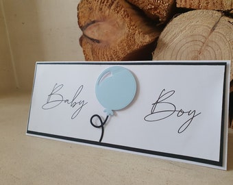 Handgemachte Baby Geldtasche mit Ballon-Motiv