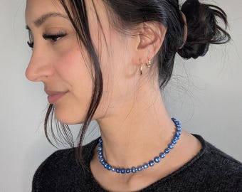 Dyed Pearls Collection | Handmade Pearl Jewelry with Dyed Freshwater Pearl Nuggets & Sterling Silver, Timeless Perfect for Special Occasions