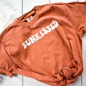 Sunkissed Tshirt | Comfort Colors Summer T-shirt | Sunny Weather Tee | Sunkissed Tee