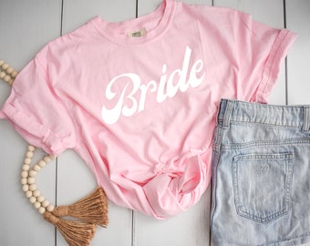 Bride T-shirt | Retro Bachelorette Party Shirt | Bridal Party Shirt
