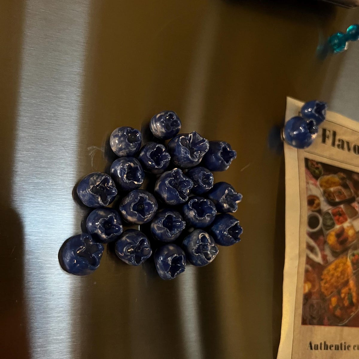 Blueberry Magnets - Etsy
