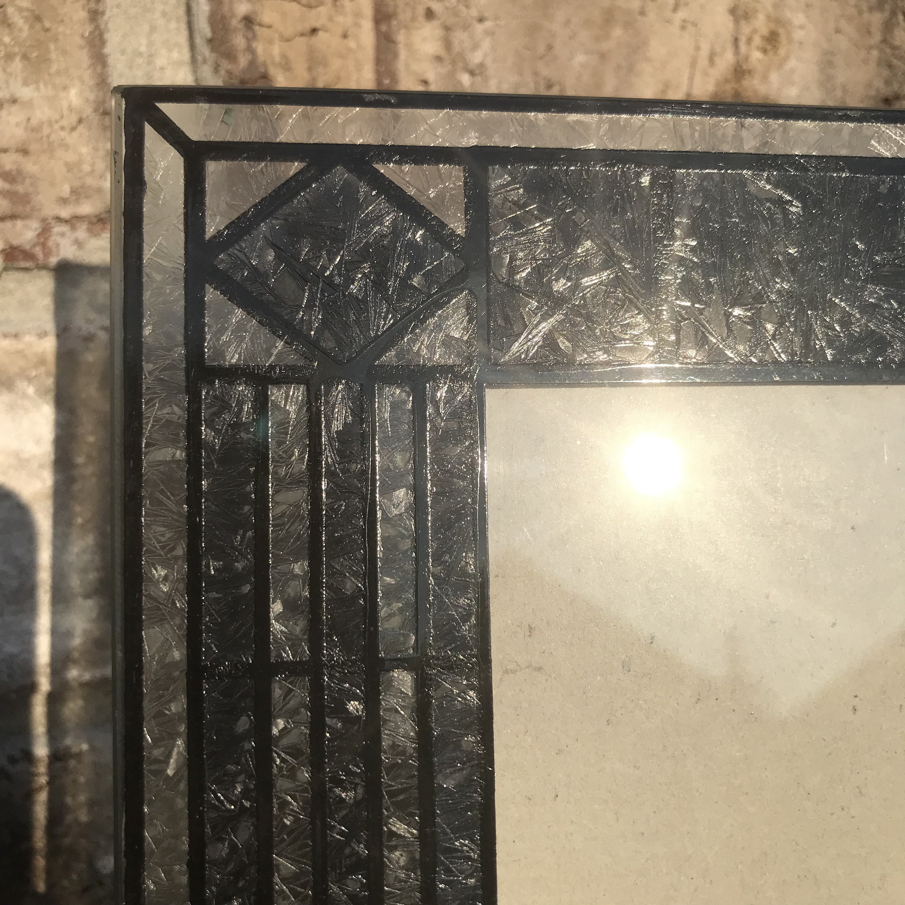 Black glass picture frame 4x6 COLTS Stained glass Etsy