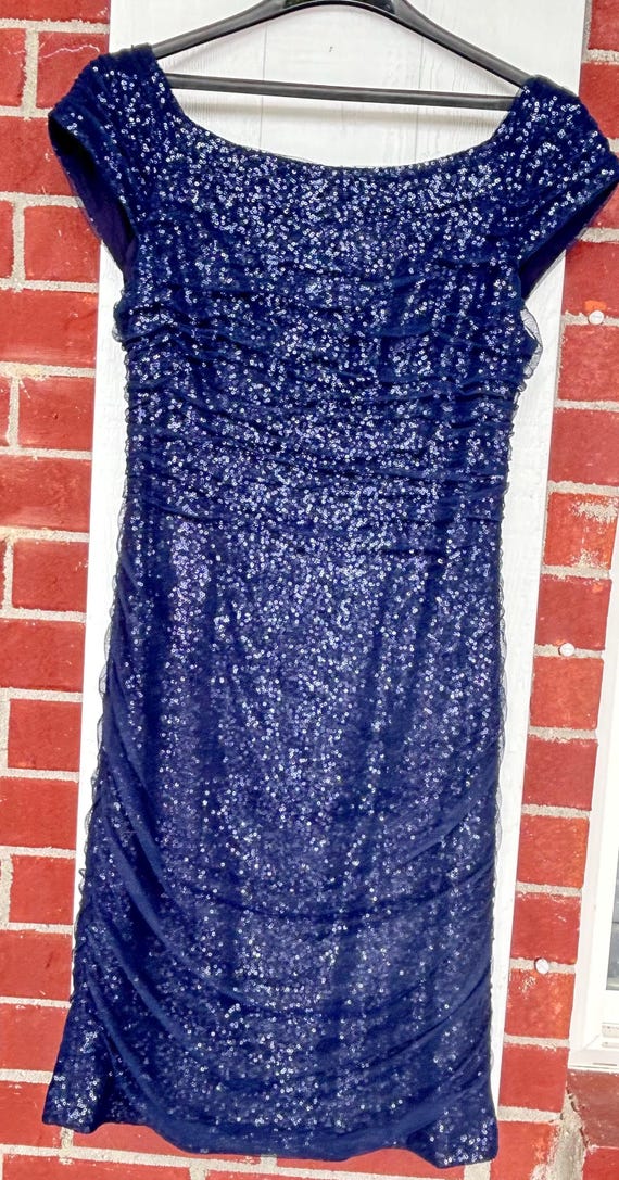 lauren diamond sequin bodycon mini dress Ralph Lauren Evening Size 10 - Navy Blue Ruched Mesh Cocktail Gown - Sparkling Cap Sleeve Formal Party Dress Pink Arwen Inspired Gown: Custom julysaleinclusion youll be sure to Size:Adult Medium