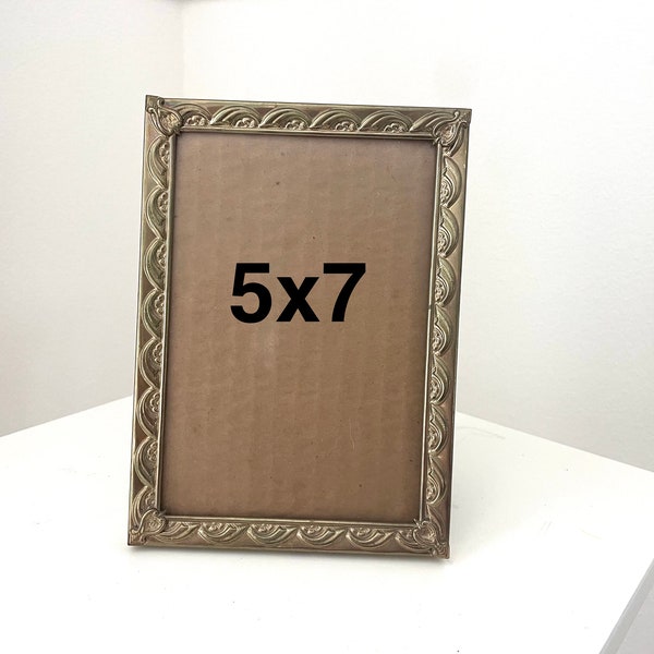 Brass Picture Frame Etsy