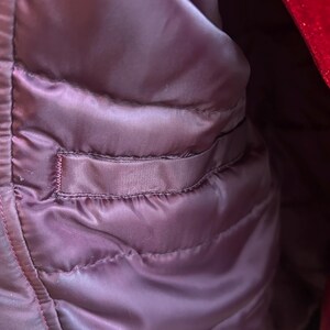 Chaqueta bomber Buffalo David Bitton XL color burdeos con cuello de piel sintética, abrigo acolchado de nailon para invierno para hombre imagen 11