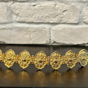 Vintage Gold Belt Buckle by ALEXIS KIRK New - Luxury Chunky Modern Belt Buckle - Vintage 1980&#39;s Massive Gold Belt Buckle DIY
